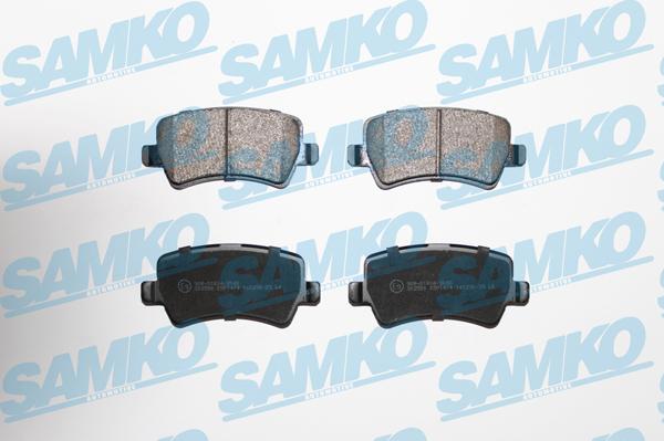 Samko 5SP1474 - Sada brzdových platničiek kotúčovej brzdy parts5.com