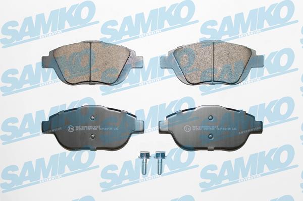 Samko 5SP1590 - Juego de pastillas de freno parts5.com