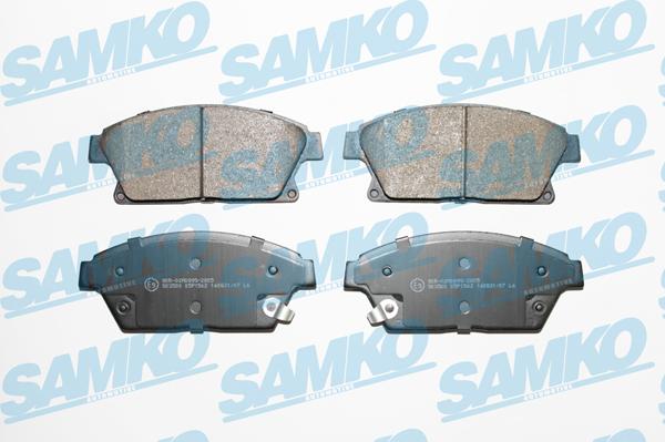 Samko 5SP1562 - Fékbetétkészlet, tárcsafék parts5.com