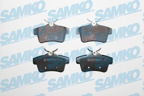 Samko 5SP1567 - Brake Pad Set, disc brake parts5.com