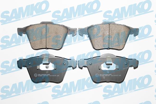 Samko 5SP1507 - Komplet pločica, disk-kočnica parts5.com