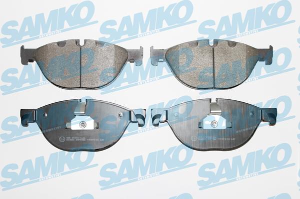 Samko 5SP1582 - Set placute frana,frana disc parts5.com