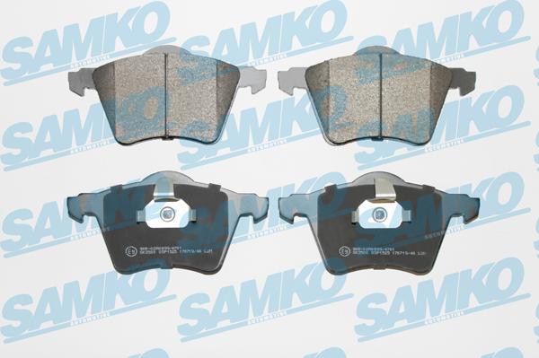 Samko 5SP1525 - Kit de plaquettes de frein, frein à disque parts5.com