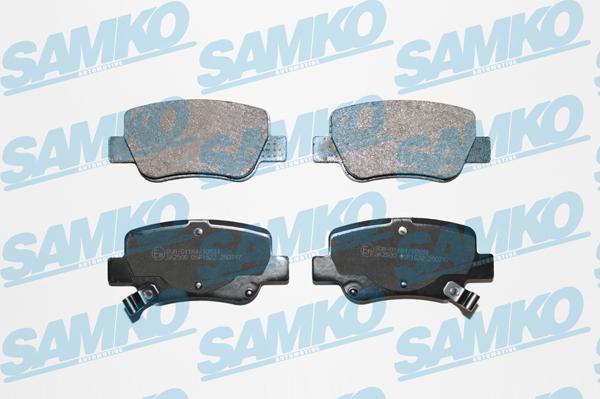 Samko 5SP1522 - Brake Pad Set, disc brake parts5.com