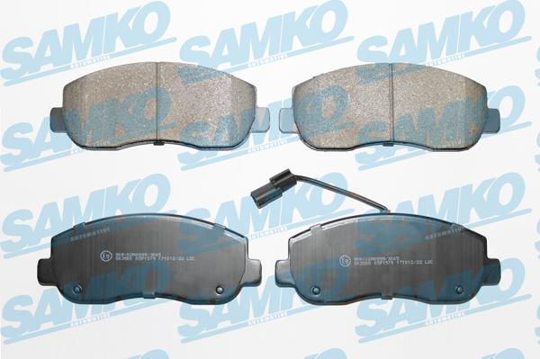 Samko 5SP1579 - Brake Pad Set, disc brake parts5.com