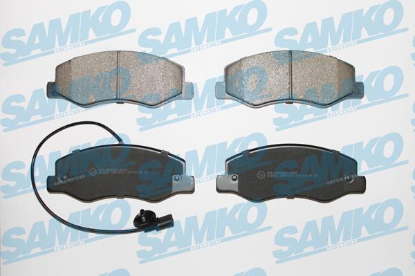 Samko 5SP1570 - Brake Pad Set, disc brake parts5.com