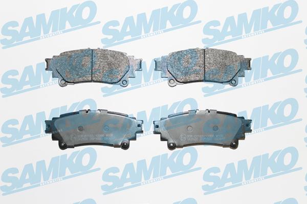 Samko 5SP1693 - Brake Pad Set, disc brake parts5.com