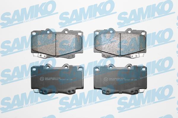 Samko 5SP1610 - Jarrupala, levyjarru parts5.com