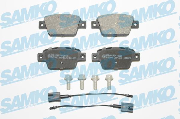 Samko 5SP1676 - Zestaw klocków hamulcowych, hamulce tarczowe parts5.com