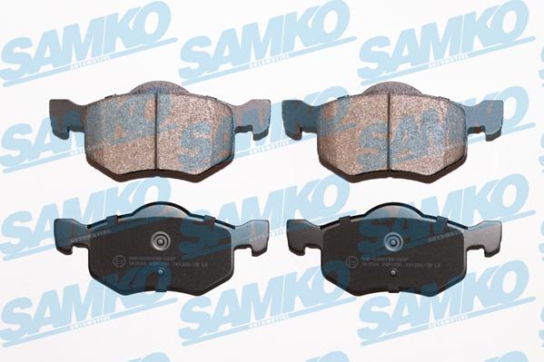 Samko 5SP1091 - Brake Pad Set, disc brake parts5.com