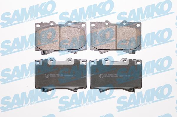 Samko 5SP1050 - Fren balata seti, diskli fren parts5.com