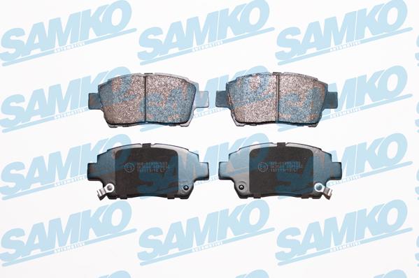 Samko 5SP1062 - Fren balata seti, diskli fren parts5.com