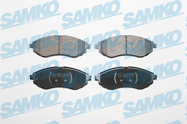 Samko 5SP1080 - Brake Pad Set, disc brake parts5.com