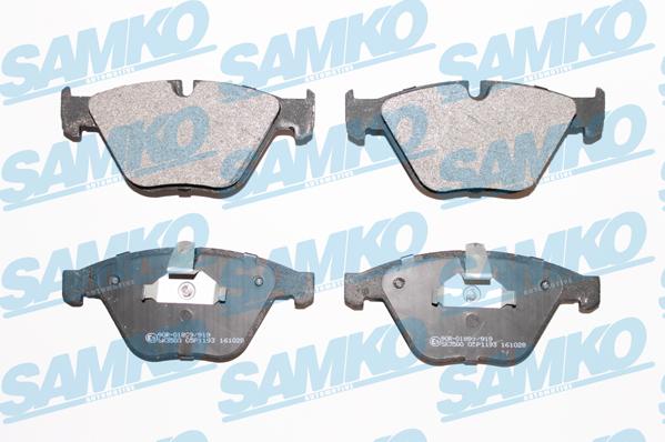 Samko 5SP1193 - Komplet kočnih obloga, disk kočnica parts5.com