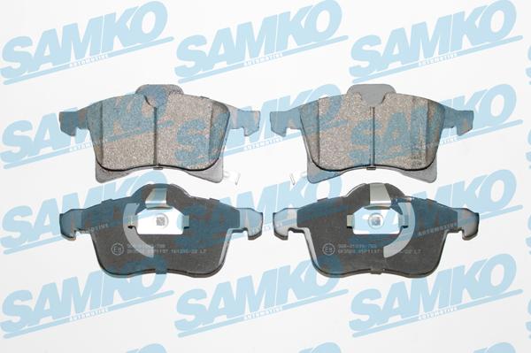 Samko 5SP1197 - Brake Pad Set, disc brake parts5.com