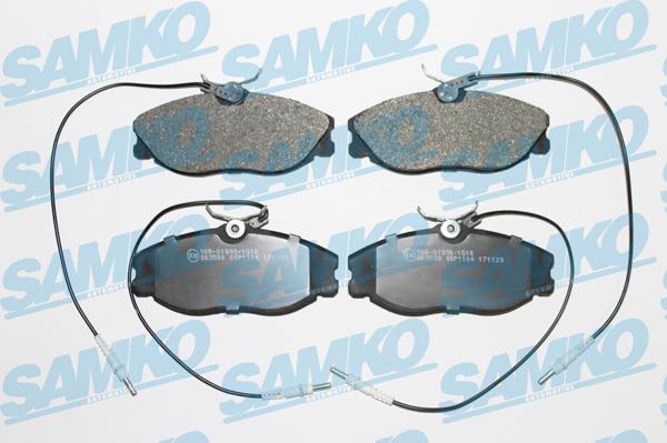 Samko 5SP1104 - Sada brzdových destiček, kotoučová brzda parts5.com