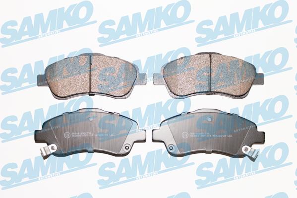 Samko 5SP1114 - Fren balata seti, diskli fren parts5.com