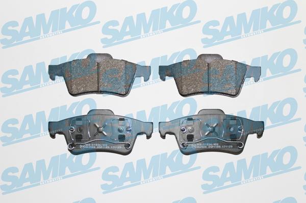 Samko 5SP1189 - Brake Pad Set, disc brake parts5.com