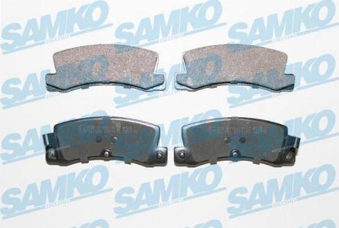 Samko 5SP1125 - Fékbetétkészlet, tárcsafék parts5.com