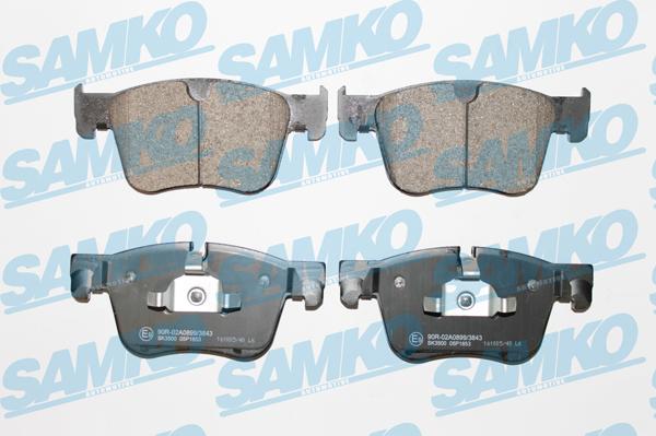 Samko 5SP1853 - Σετ τακάκια, δισκόφρενα parts5.com