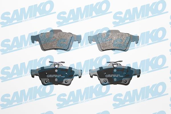 Samko 5SP1882 - Fékbetétkészlet, tárcsafék parts5.com