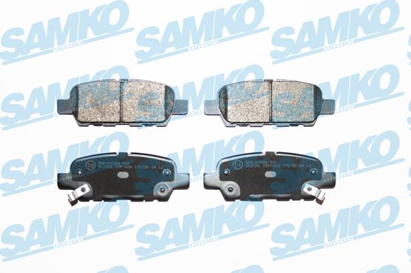 Samko 5SP1839 - Fékbetétkészlet, tárcsafék parts5.com