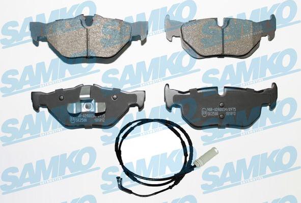 Samko 5SP1876A - Set placute frana,frana disc parts5.com