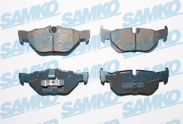 Samko 5SP1876 - Fékbetétkészlet, tárcsafék parts5.com