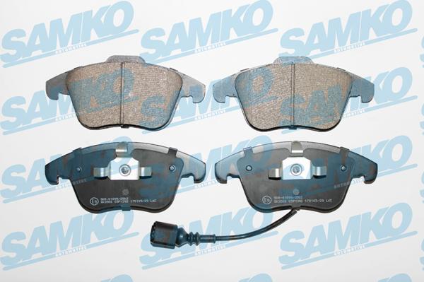 Samko 5SP1392 - Fékbetétkészlet, tárcsafék parts5.com