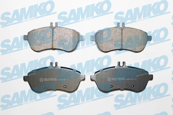 Samko 5SP1340 - Brake Pad Set, disc brake parts5.com