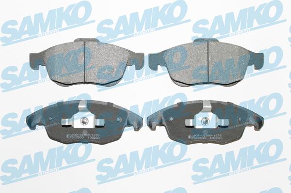 Samko 5SP1351 - Σετ τακάκια, δισκόφρενα parts5.com