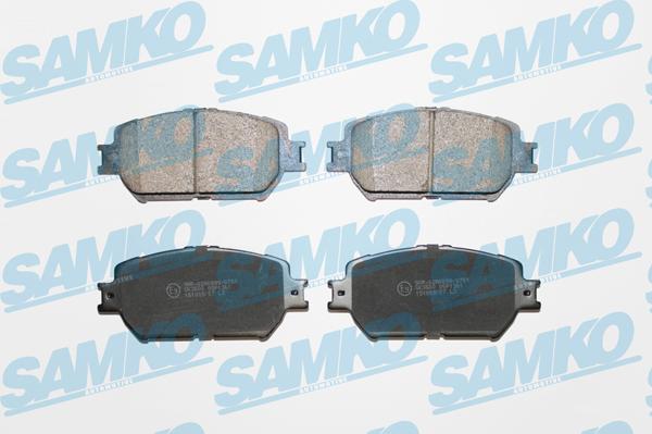 Samko 5SP1361 - Brake Pad Set, disc brake parts5.com