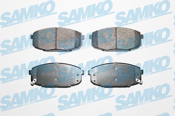 Samko 5SP1375 - Brake Pad Set, disc brake parts5.com