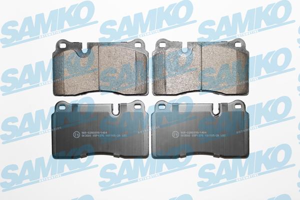 Samko 5SP1376 - Zestaw klocków hamulcowych, hamulce tarczowe parts5.com