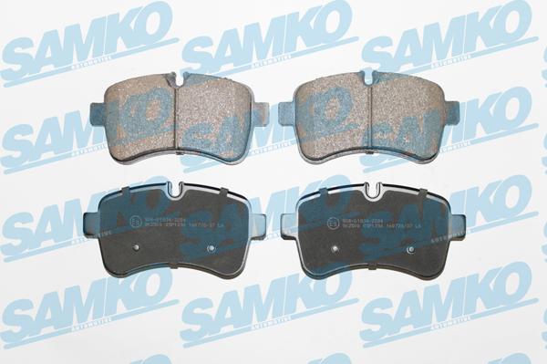 Samko 5SP1296 - Brake Pad Set, disc brake parts5.com