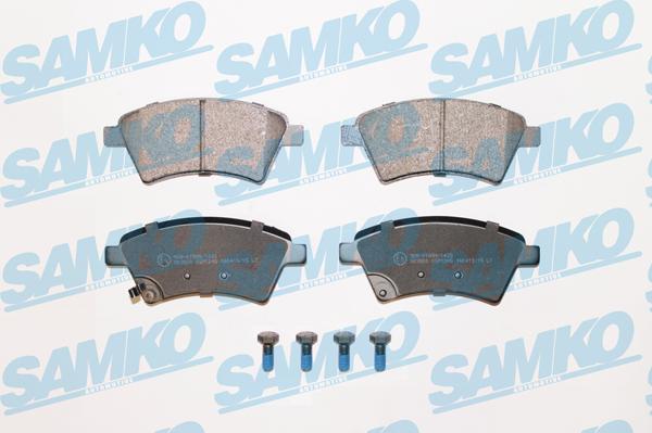 Samko 5SP1245 - Brake Pad Set, disc brake parts5.com