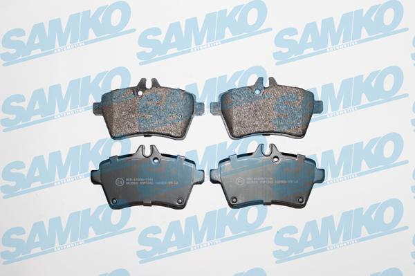 Samko 5SP1242 - Sada brzdových platničiek kotúčovej brzdy parts5.com