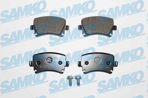 Samko 5SP1219 - Piduriklotsi komplekt,ketaspidur parts5.com