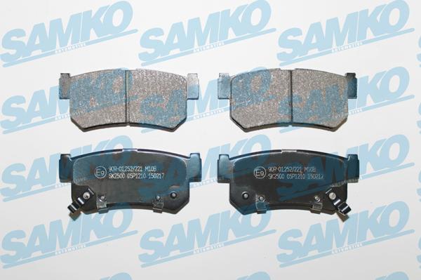 Samko 5SP1210 - Brake Pad Set, disc brake parts5.com