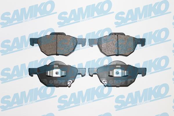 Samko 5SP1211 - Kit de plaquettes de frein, frein à disque parts5.com