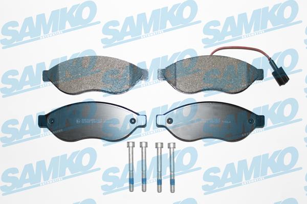 Samko 5SP1287 - Σετ τακάκια, δισκόφρενα parts5.com