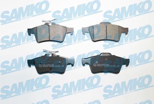 Samko 5SP1236 - Jarrupala, levyjarru parts5.com