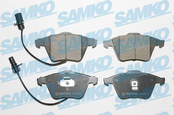 Samko 5SP1230 - Komplet pločica, disk-kočnica parts5.com