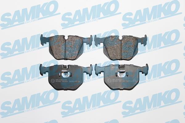 Samko 5SP1231 - Комплект спирачно феродо, дискови спирачки parts5.com