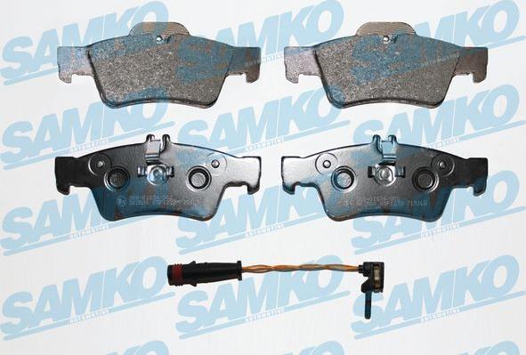 Samko 5SP1232A - Brake Pad Set, disc brake parts5.com