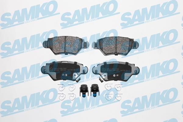 Samko 5SP1227 - Brake Pad Set, disc brake parts5.com