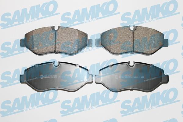 Samko 5SP1275 - Fékbetétkészlet, tárcsafék parts5.com