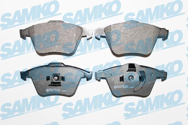 Samko 5SP1277 - Jarrupala, levyjarru parts5.com