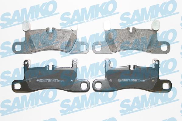 Samko 5SP1758 - Brake Pad Set, disc brake parts5.com