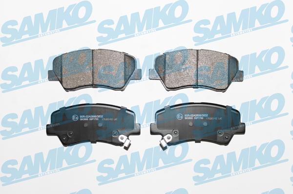 Samko 5SP1753 - Fren balata seti, diskli fren parts5.com